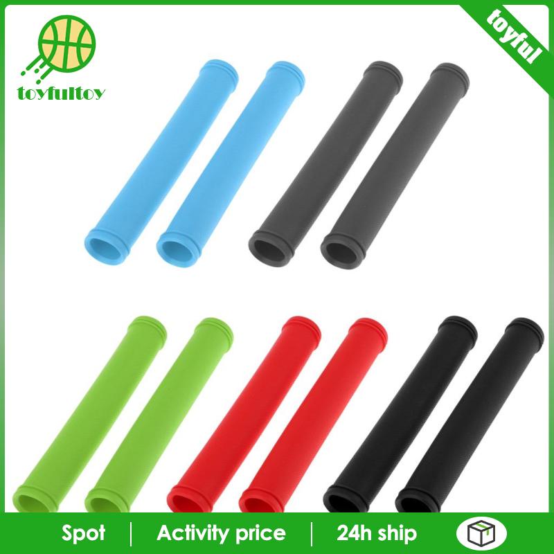 1 Cặp Bọc Cao Su Bảo Vệ Tay Lái Xe Đạp Màu Xanh Dương