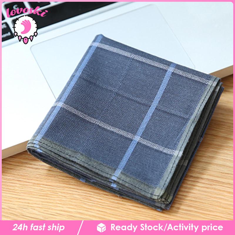 Set 3 Món Đồ Vest Kẻ Sọc Caro Mềm Mại Làm Quà Tặng Cho Cha