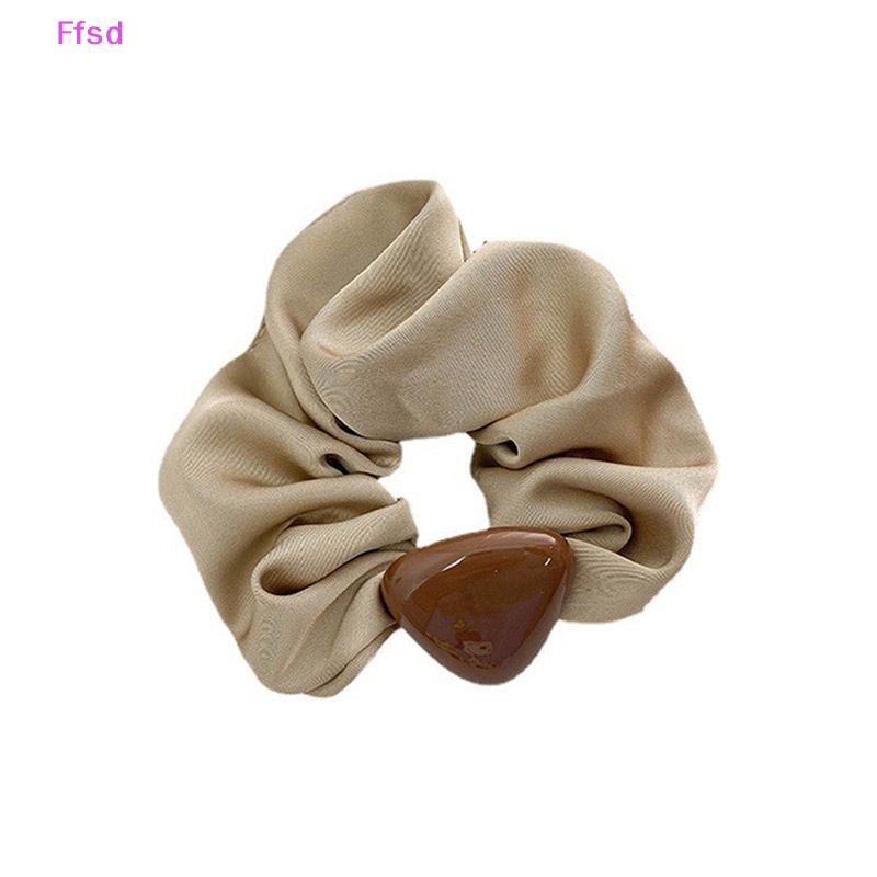 Dây Cột Tóc Đuôi Ngựa Cỡ Lớn Đính Nơ Hoa Chất Lượng Cao Cho Nữ