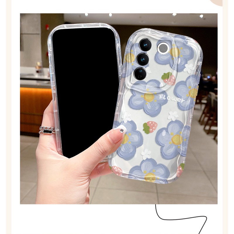 Ốp lưng vivo v27e Ốp Điện Thoại Màu Kem Cho vivo v27e 4g