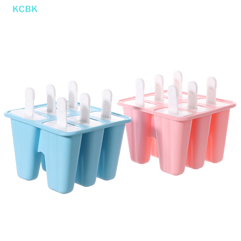Khuôn Silicone Làm Kem Que 6 Ngăn Tiện Dụng