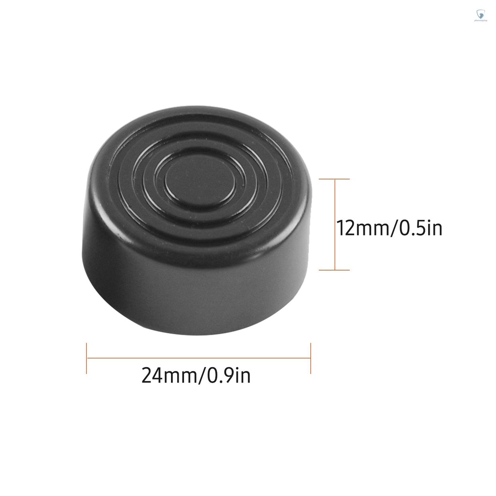 Set 3 Tấm Chắn Bảo Vệ Bàn Đạp Hiệu Ứng Đàn Guitar Bằng ABS Màu Đen