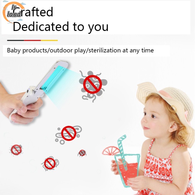 Đèn Khử Trùng Bằng Tia UV Và Nhựa Kích Thước Nhỏ Gọn Kèm Điều Khiển Từ Xa Tiện Dụng Cho Gia