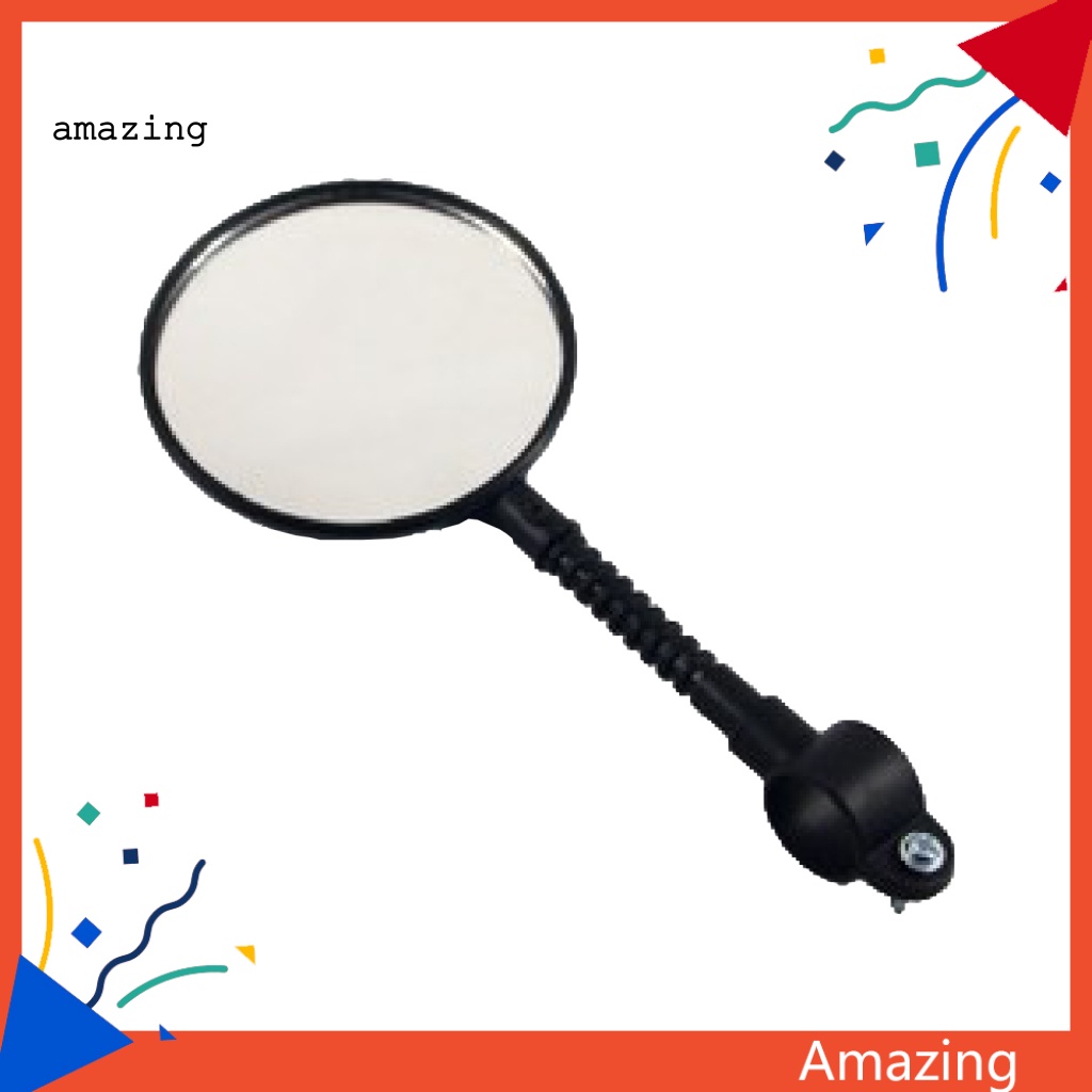 Gương Chiếu Hậu Kèm Tấm Phản Quang An Toàn Tùy Chỉnh Tiện Dụng Cho Xe Đạp