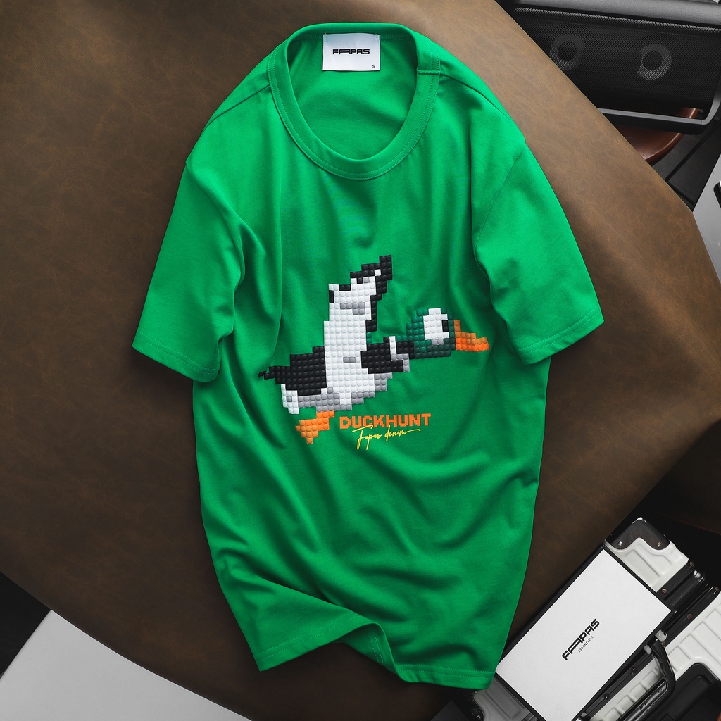 Áo Thun Tay Ngắn Dik Họa Tiết In Màu Tươi Sáng Phong Cách Trẻ Trung Chất Liệu Cotton Mát Form Relaxed Thoải Mái FAPAS