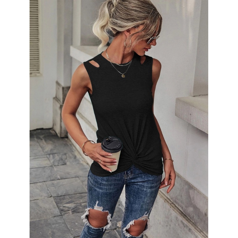 Áo Tank Top Không Tay Dáng Rộng Thời Trang Mùa Hè Dành Cho Nữ