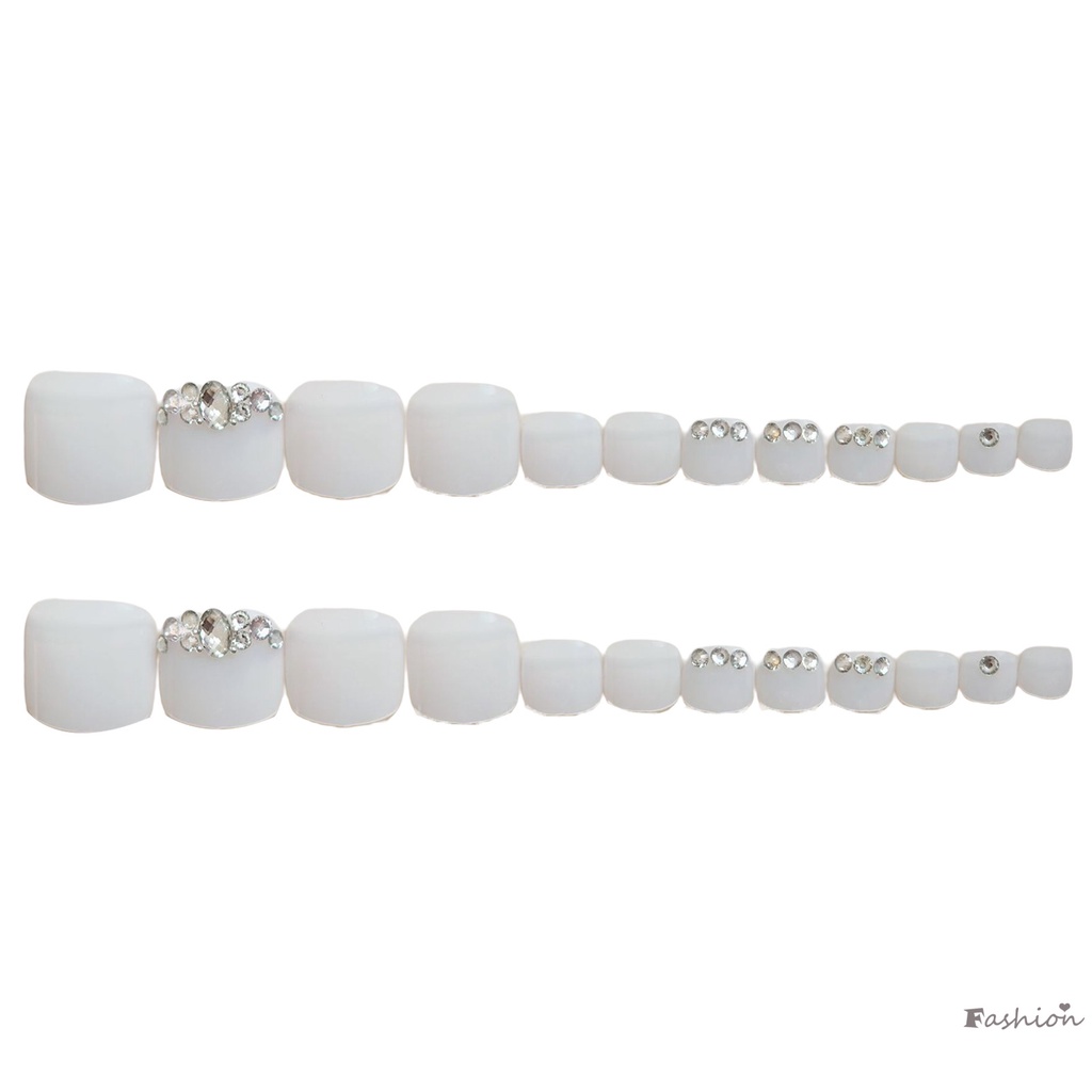 Giày Móng Chân Giả Kết Cấu Mịn Màng Và Không Bong Tróc Màu Trắng Kim Cương Ngọc Trai