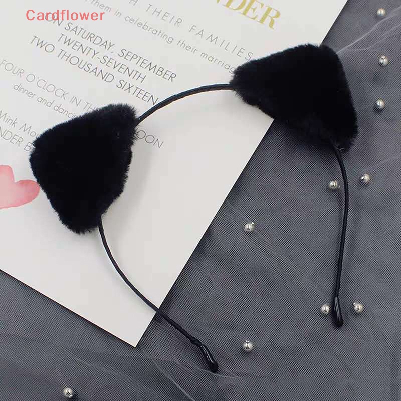 Băng Đô Tai Mèo Bông Dễ Thương Cho Nữ