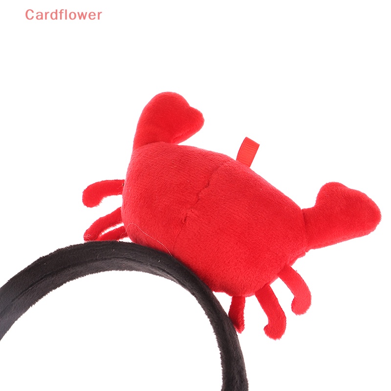Băng Đô Cài Tóc Bằng Vải Bông Hình Cua Biển Dễ Thương Sáng Tạo < Cardflower >