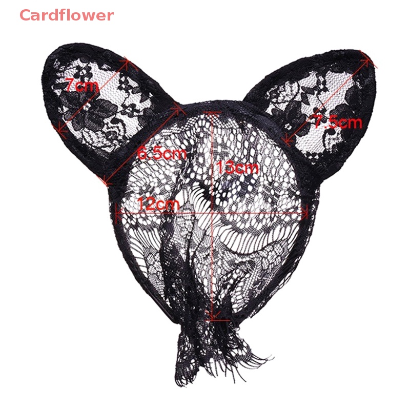 Băng Đô Tai Mèo Phối Ren Gợi Cảm Cho Nữ Hóa Trang