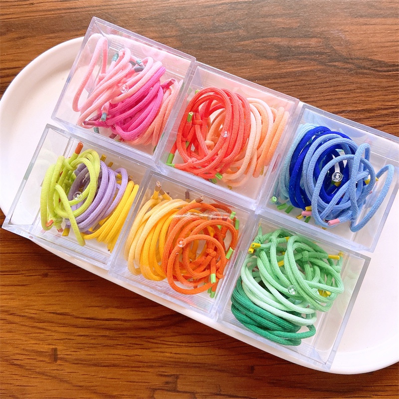 Set 18 Kẹp Tóc Màu Gradient Dễ Thương Cho Bé Gái