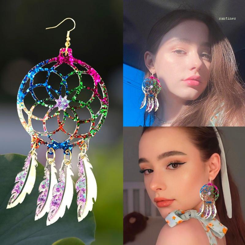 San * Khuôn Làm Móc Khóa Resin Diy Hình Dream Catcher Dễ Tháo Rời