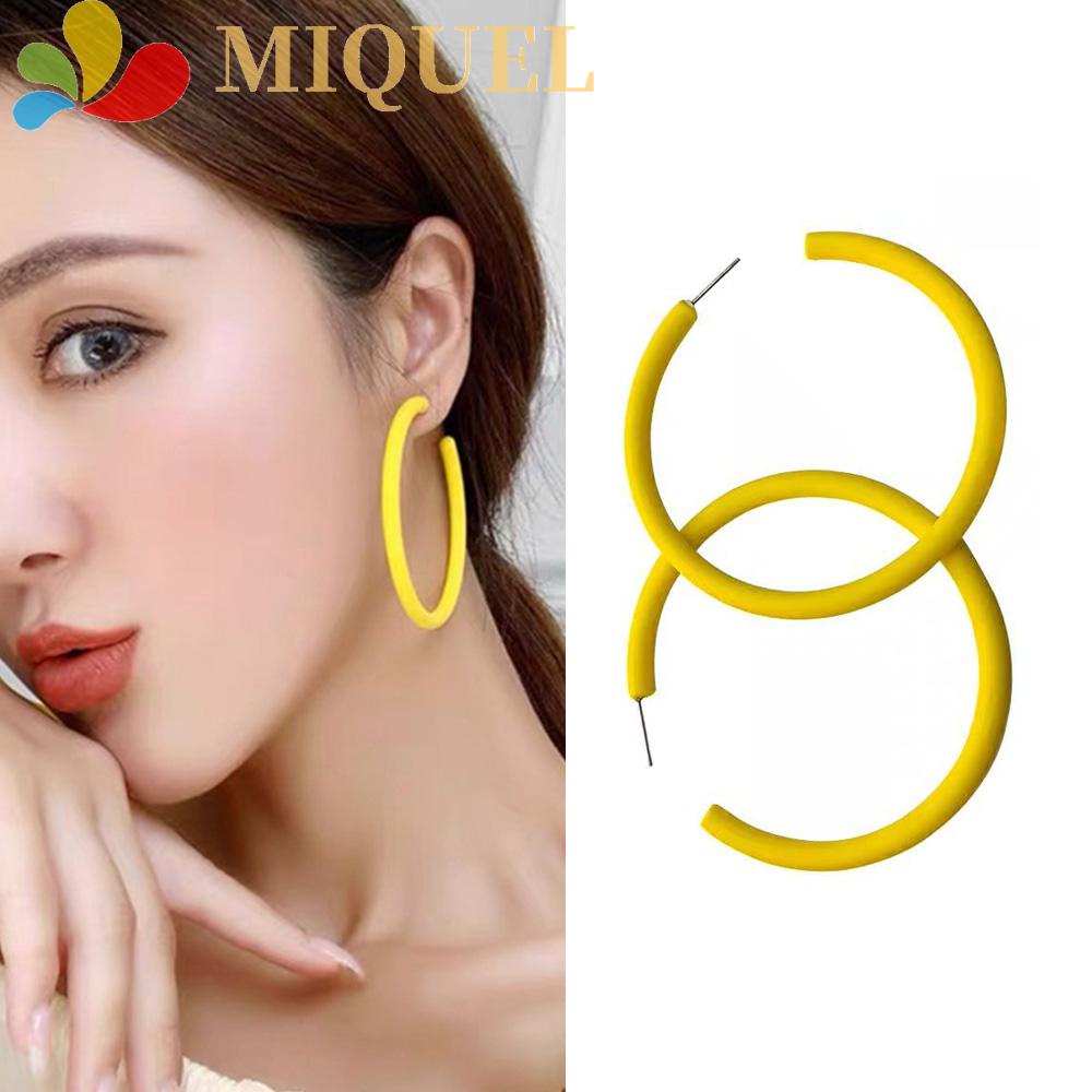 Bông Tai Handmade Hình Tròn Màu Sắc Ngọt Ngào Thời Trang Cho Nữ