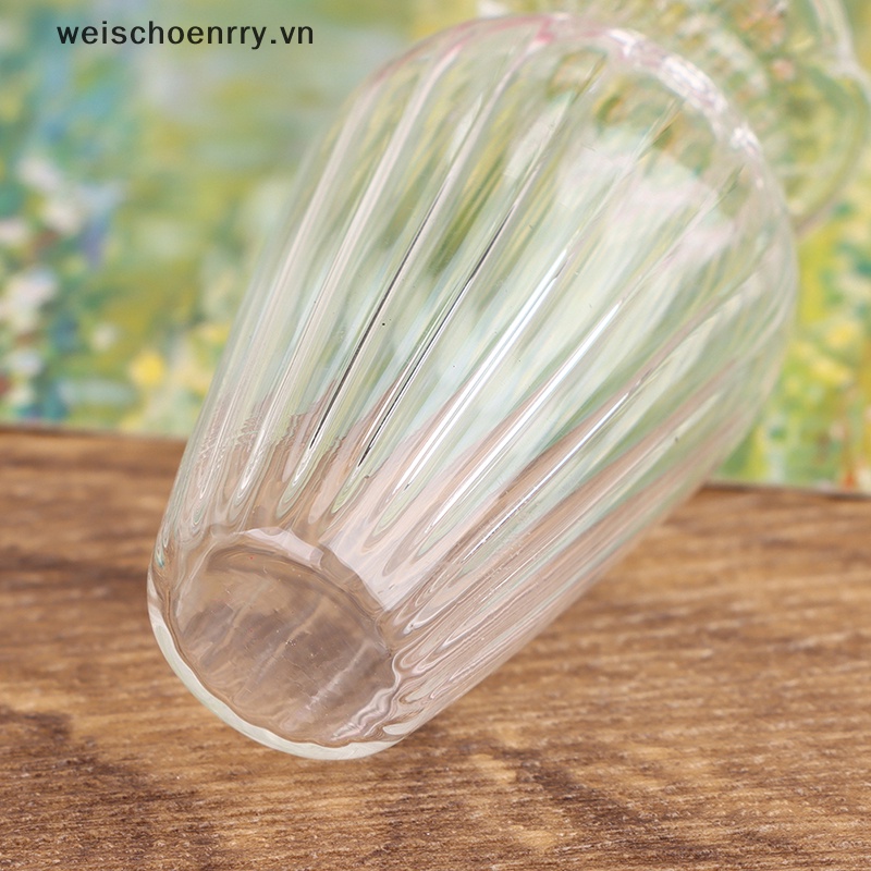 Lọ Hoa Thủy Tinh Trong Suốt Tỉ Lệ 1: 12 Trang Trí Nhà Búp Bê