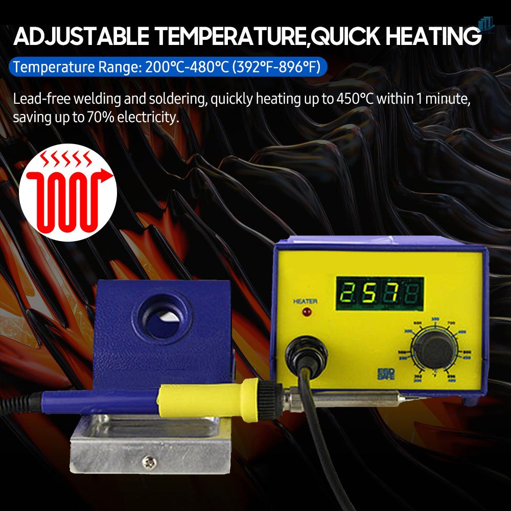 Bộ Dụng Cụ Hàn Điện Mini 200 Đèn LED 50W s2mwvn Chuyên Dụng°C-480°C (392°F-896°FBảng Mạch PCB Bảo Vệ Điện Tử Cho Điện Thoại