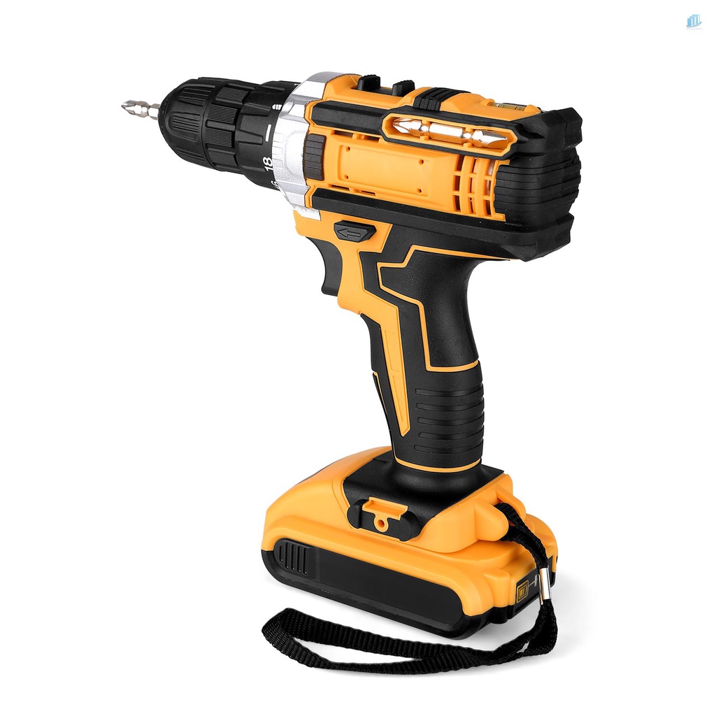 Máy Khoan Điện Cầm Tay Không Dây 21V s2mwvn Có Đèn LED Điều Chỉnh Tốc Độ 3 / 8 Inch Kèm Tua Vít 2 Chế Độ Xoay 36Nm Max