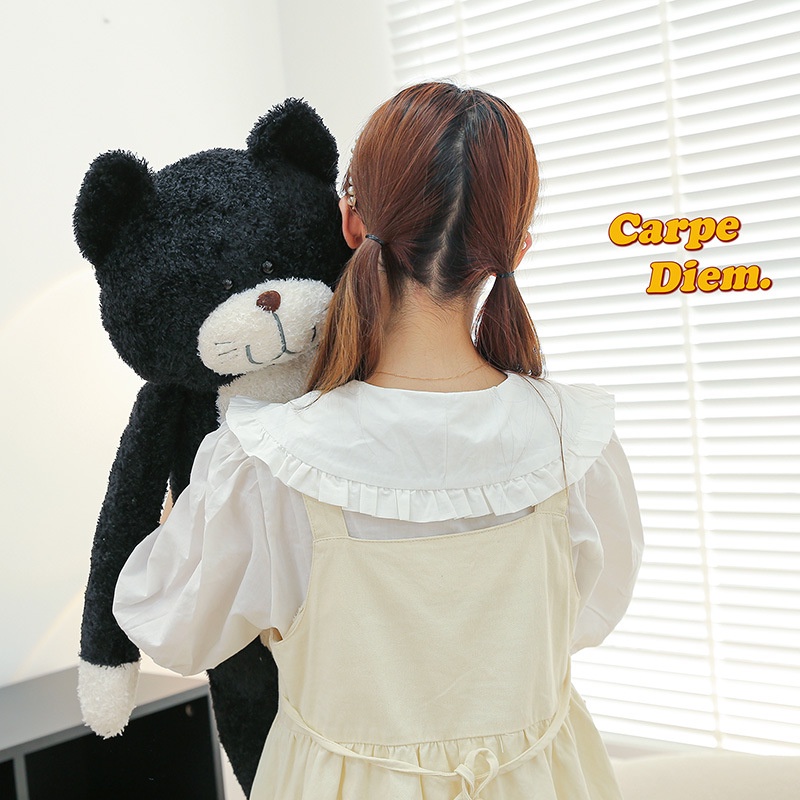 Mèo Nhồi Bông Dễ Thương Dùng Làm Quà Tặng Sinh Nhật Cho Bé