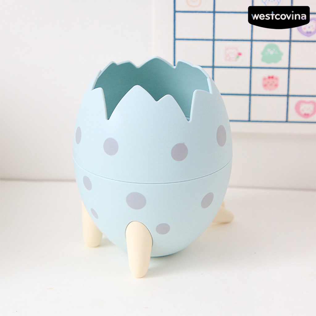 [COD]♪Giá Đỡ Bút Hình Trứng Khủng Long Bằng Nhựa Cỡ Lớn Đáng Yêu Tiện Dụng Cho Gia Đình