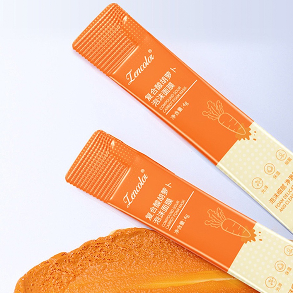 Hộp 8 mặt nạ ANNIES tạo bọt chứa tinh chất cà rốt làm sạch sâu dưỡng ẩm và phục hồi làn da