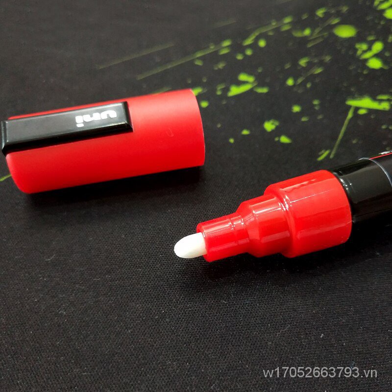 Set bút vẽ trên nhiều chất liệu Uni Posca Paint Marker Bút Máy Tính Bảng Vẽ Graffiti PC-1M PC-3M PC-5M Ngòi 0.7mm-2.5mm màu posca