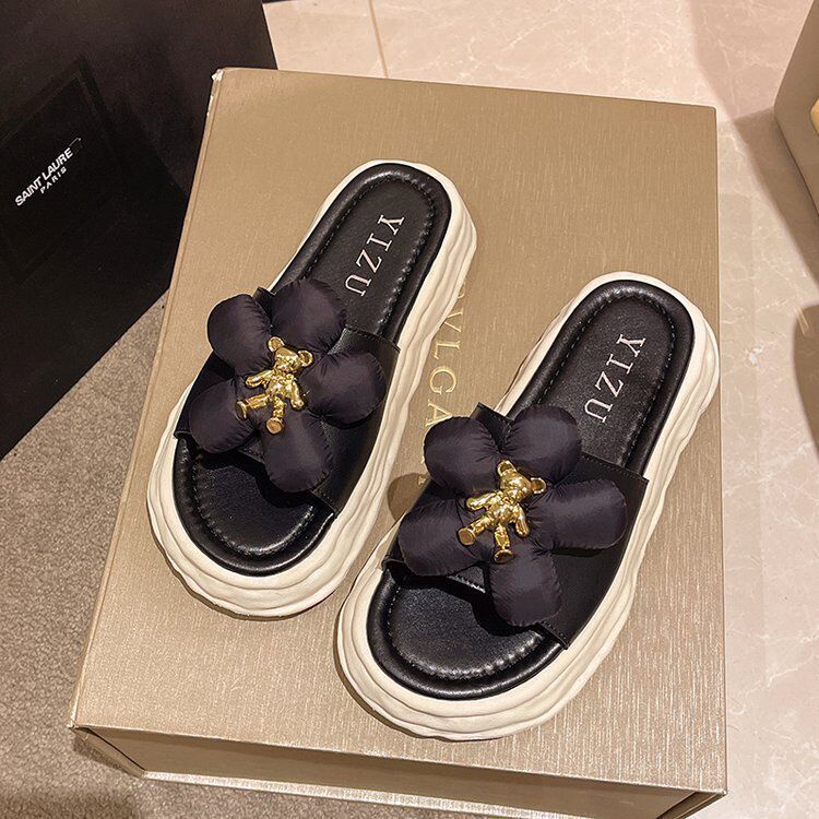 Dép Sandal Mũi Vuông Đế Dày Mềm Mại Chống Trượt Thời Trang Mùa Hè Dành Cho Nữ AA6299