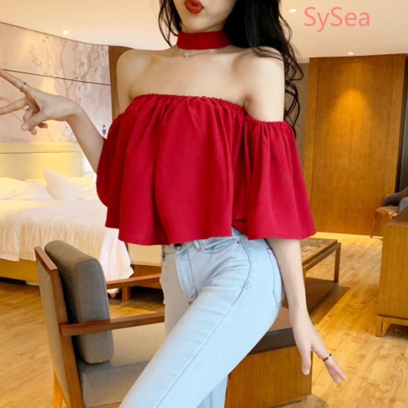 Áo Kiểu Trễ Vai Thiết Kế Quyến Rũ Cho Nữ