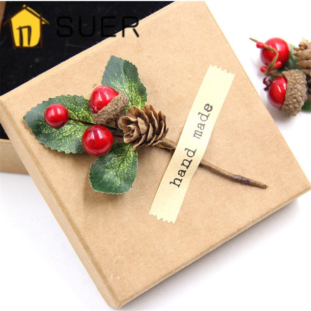 Bộ 5 Bông Hoa Thông Nhân Tạo Dùng Trang Trí Tiệc DIY