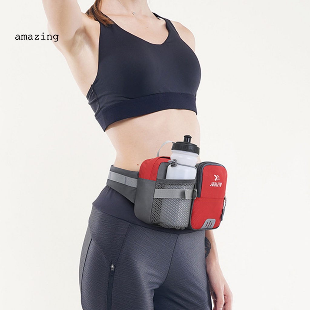 Túi Đeo Hông Chống Sốc Phản Quang Họa Tiết Kẻ Sọc Dùng Khi Chạy Bộ / Leo Núi Unisex