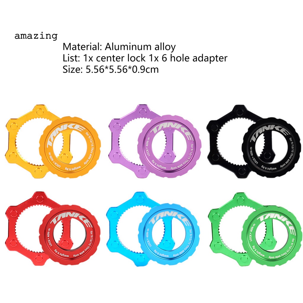 Bộ Chuyển Đổi Khóa Đĩa Phanh Trung Tâm Trọng Lượng Nhẹ Hiệu Suất Cao Cho Xe Đạp