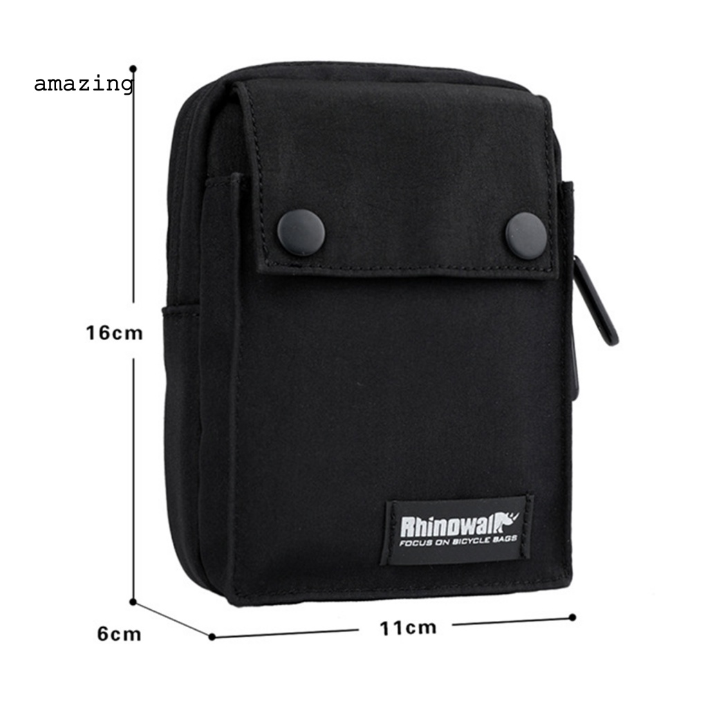 Túi Đựng Đồ Gắn Tay Lái Xe Đạp Màu Đen / Xám Không Phai