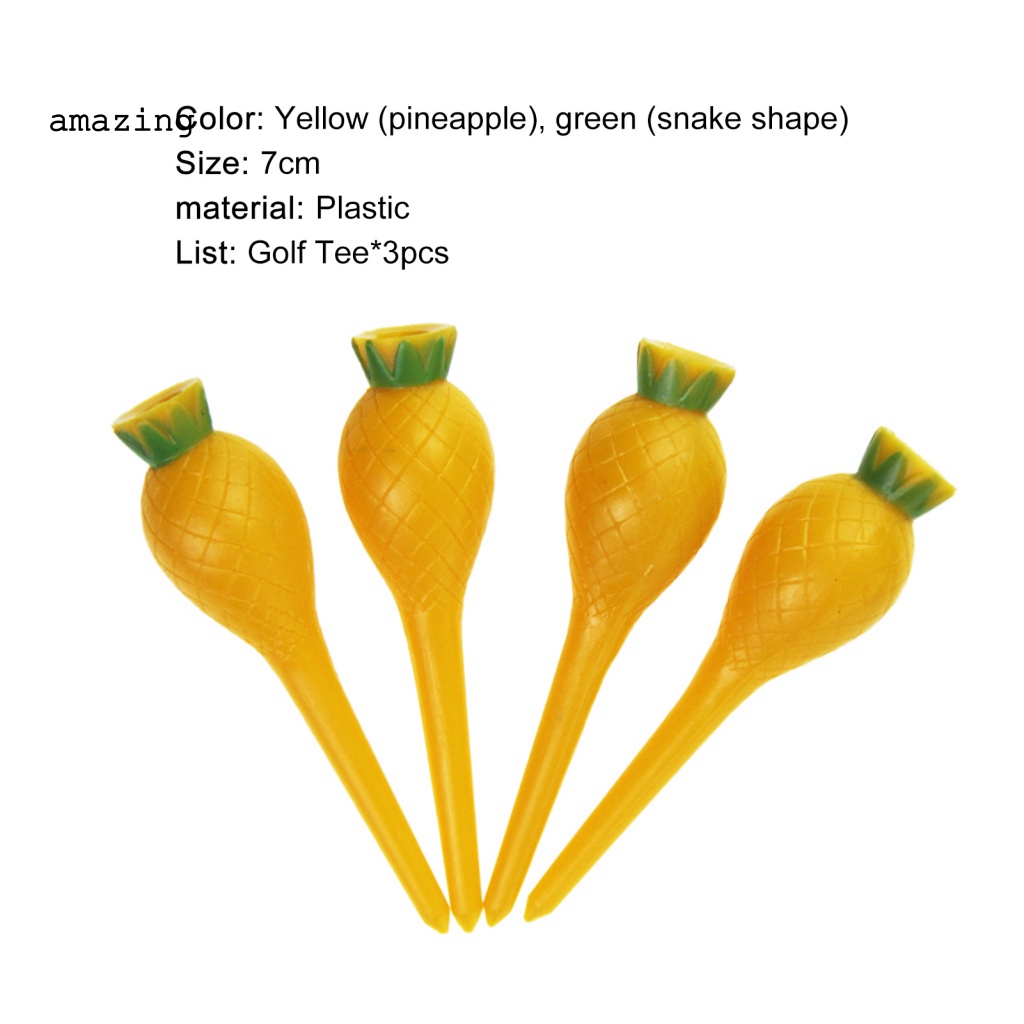 Bộ 3 Giá Đỡ Bóng Golf Bằng Nhựa Chống Mòn Tiện Dụng