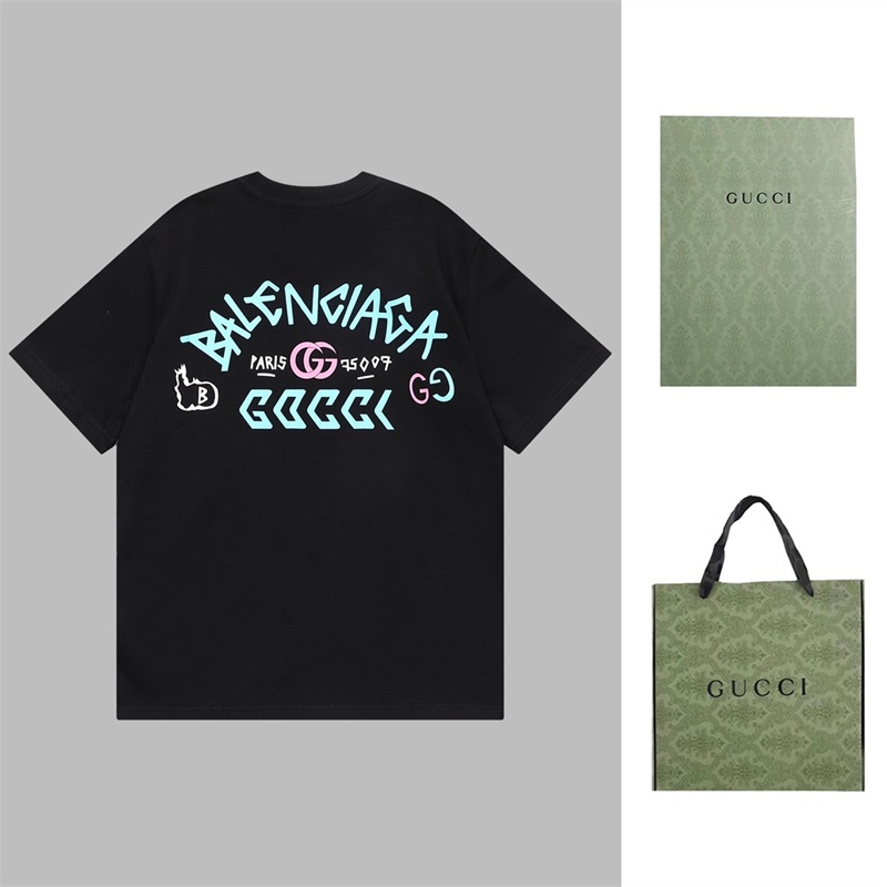 Áo Thun Ngắn Tay Thêu logo BALEN88-Double Thời Trang Dành Cho Cả Nam Và Nữ