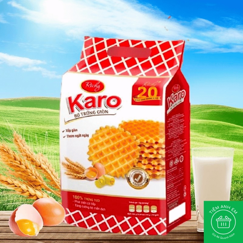Bánh Karo Richy bơ trứng giòn gói 150g/ 270g