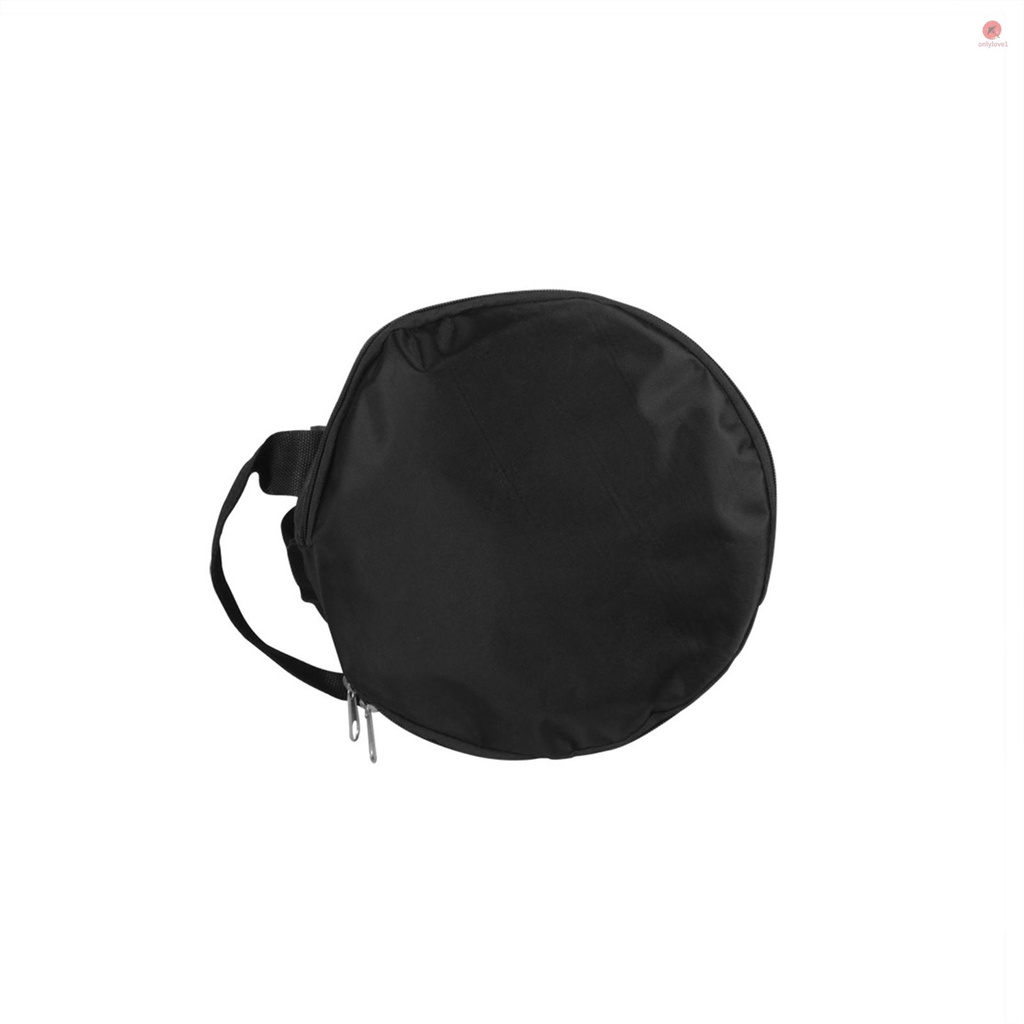 Túi Xách Vải Oxford Chống Thấm Nước Màu Đen 8 Inch Họa Tiết Djembe Châu Phi Độc Đáo