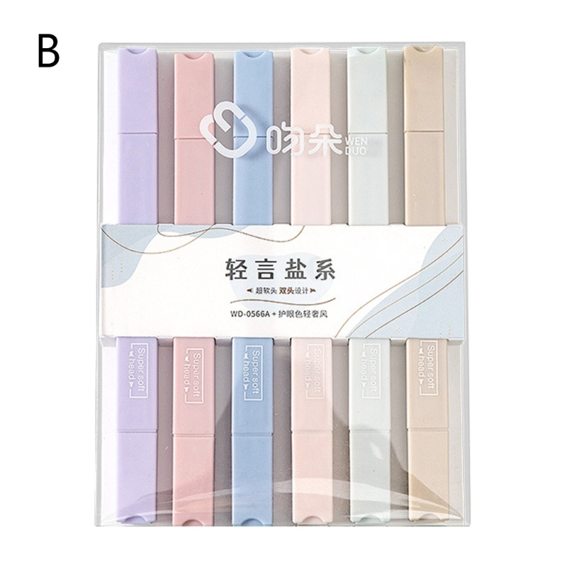 Bảng Phấn Bắt Sáng 6 Màu Hai Đầu GOO