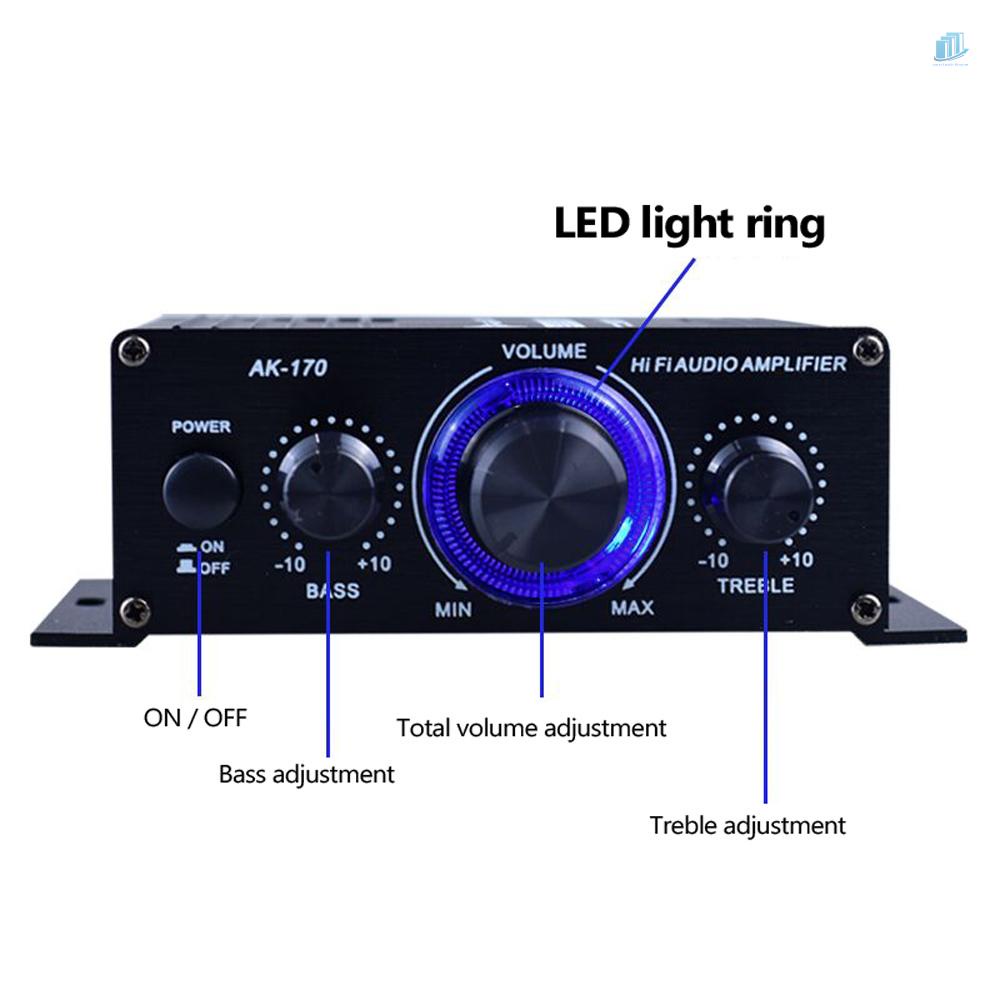 Bộ Khuếch Đại Âm Thanh Cầm Tay AK170 Cho Xe Hơi Và Nhà Ở