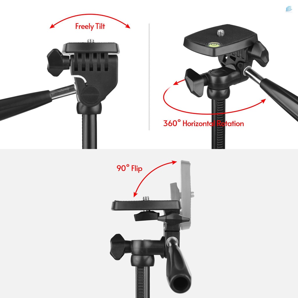 Bộ Giá Đỡ Ba Chân 53 Inch + Micro + Kẹp Điện Thoại Thông Minh + Điều Khiển Từ Xa Cho smartwatchinone 53 Inch