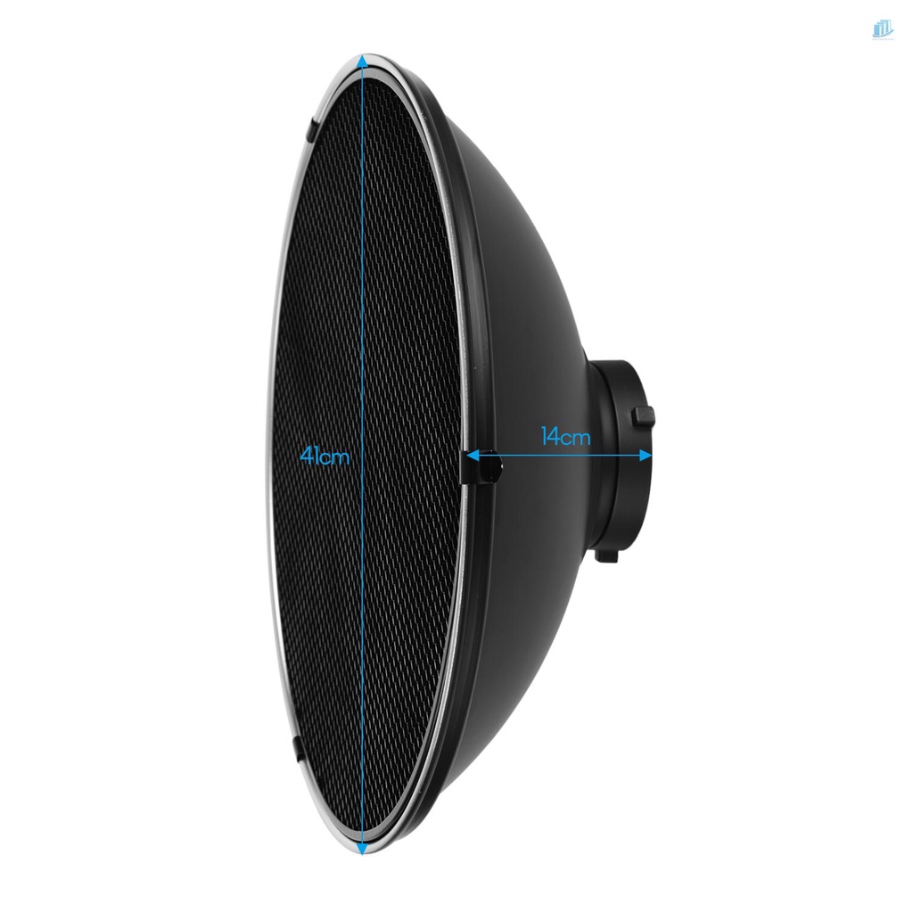 ANDOER Đèn Flash Ánh Sáng Trắng Tiêu Chuẩn 41cm / 16in Với Lưới Phản Quang Gắn Nơ Cho Chân Dung Nhiếp Ảnh