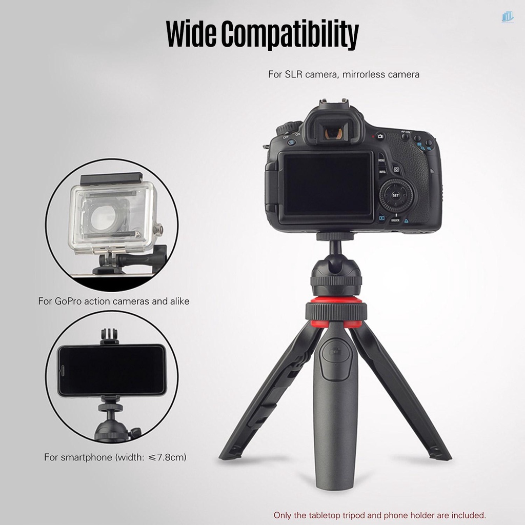 Bộ Dụng Cụ Vlog Với Giá Đỡ Ba Chân Đầu Bi Và Đèn LED Kèm 3 Đầu Khuếch Tán Điều Khiển Cho Điện Thoại Thông Minh / Máy Quay Hành Động