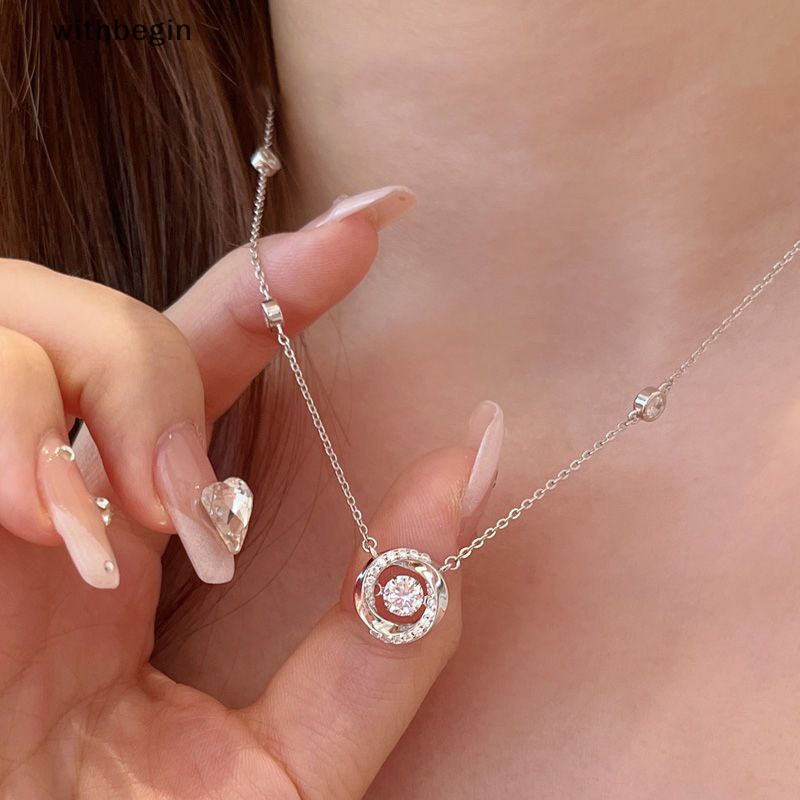 Vòng cổ Mặt Trái Tim Đính Đá Thời Trang Dành Cho Nữ