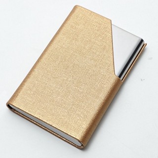 Hộp Đựng Thẻ Card Visit, ATM, Name Card, , Thẻ Ngân Hàng Chất Liệu Thép Phối Da Pu, Kiểu Dáng Thời Trang Nhỏ Gọn
