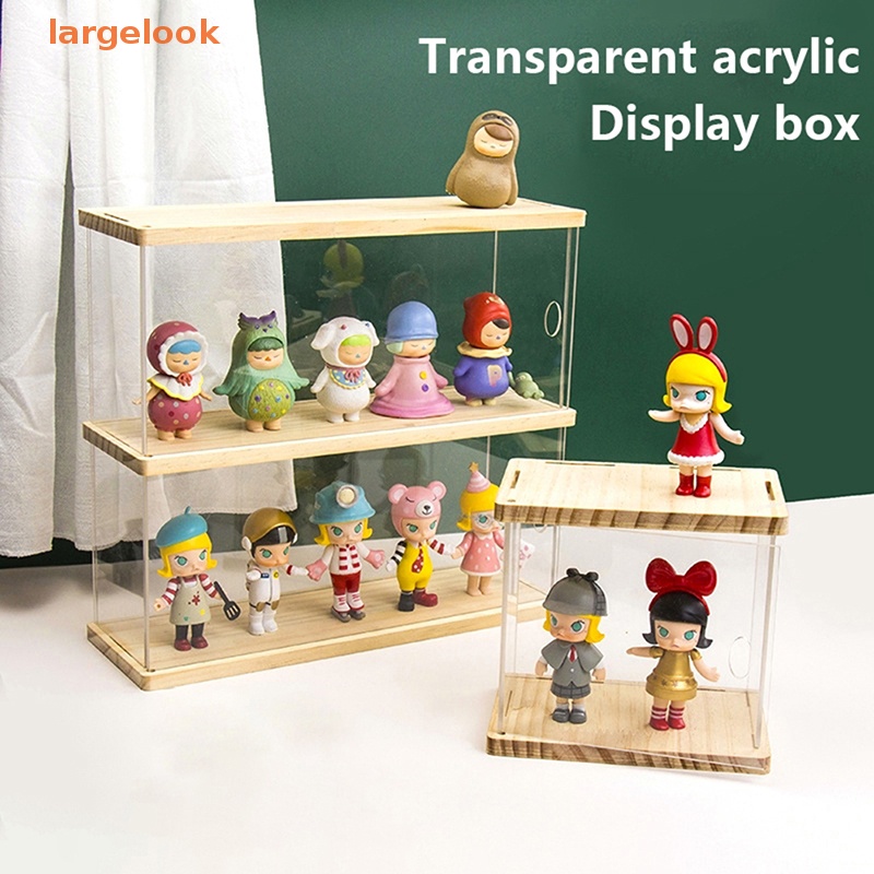 Hộp Trưng Bày Mô Hình Búp Bê Trong Suốt Chống Bụi DIY