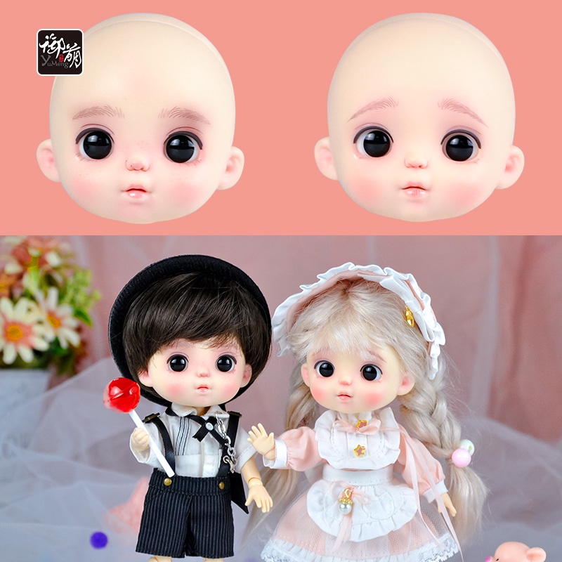Đầu Búp Bê BJD 1 / 8BJD Có Thể Di Chuyển Đầu Búp Bê BJD YMY