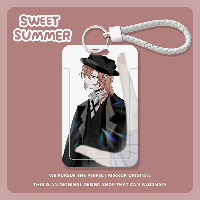 Ví Dazai Osamu Đựng Thẻ Xe Buýt ID Điều Khiển Truy Cập