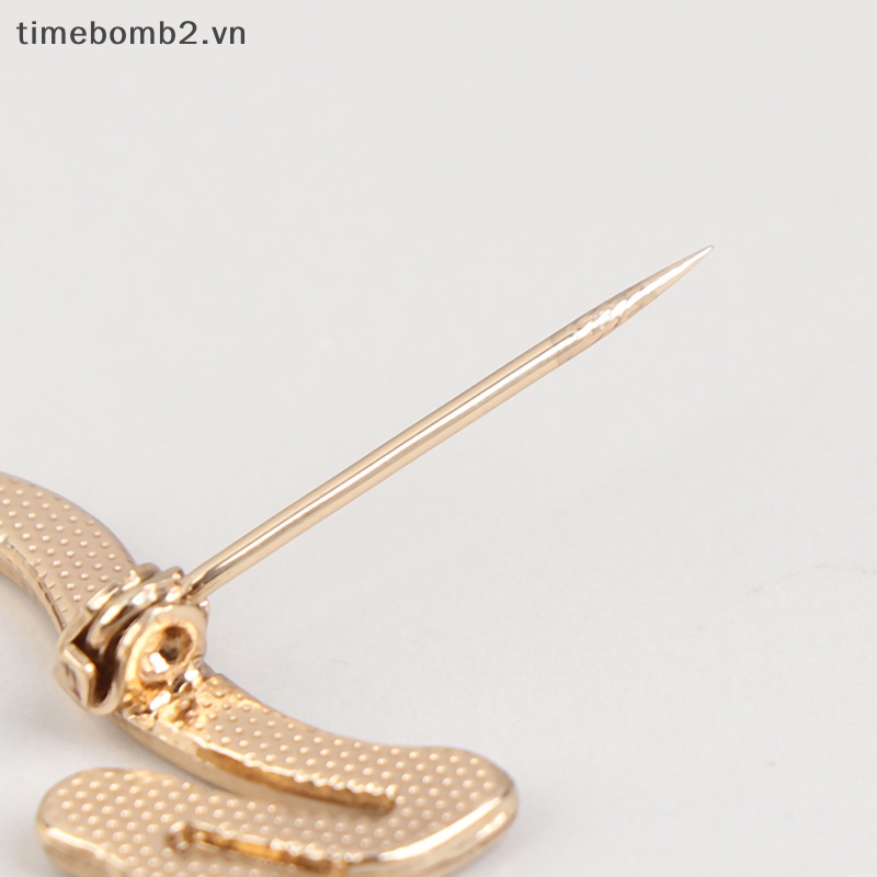 {Timebomb} Ghim Cài Áo Sweater / Khăn Choàng Hình Mèo Nhỏ Khoét Rỗng Dễ Thương Cá Tính Cho Nữ