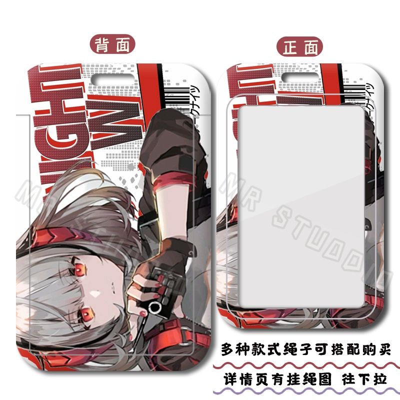 Ví Đựng Thẻ Tín Dụng / Danh Thiếp In Hình Anime Arknights Amiya Greyy Deshawn DIY Giá Đỡ