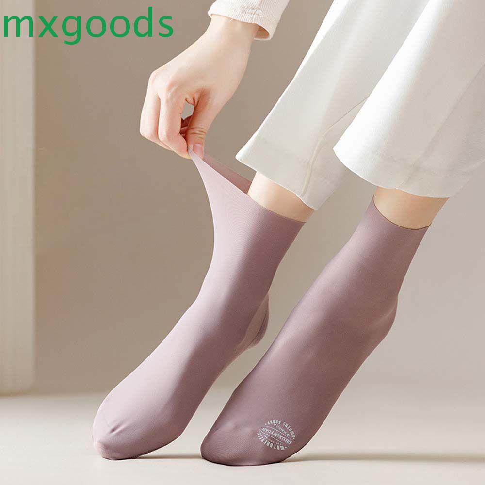 Mxgoods Đôi Vớ Màu Trơn Không Đường May Đơn Giản Phong Cách Hàn Quốc Thích Hợp Làm Quà Tặng Lễ Tình Nhân