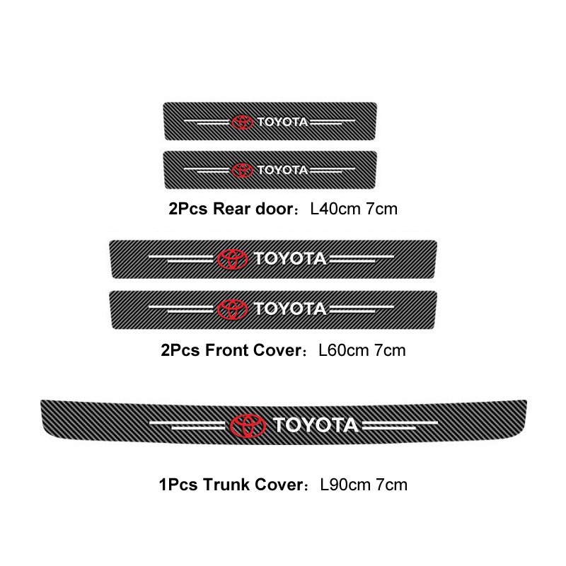 Miếng Dán Trang Trí Cửa Xe Hơi Bảo Vệ Cho toyota threshold