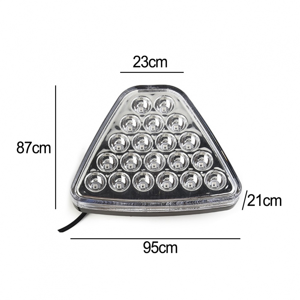 Đèn LED Hình Tam Giác Đỏ F1 3D Gắn Đuôi Xe Hơi