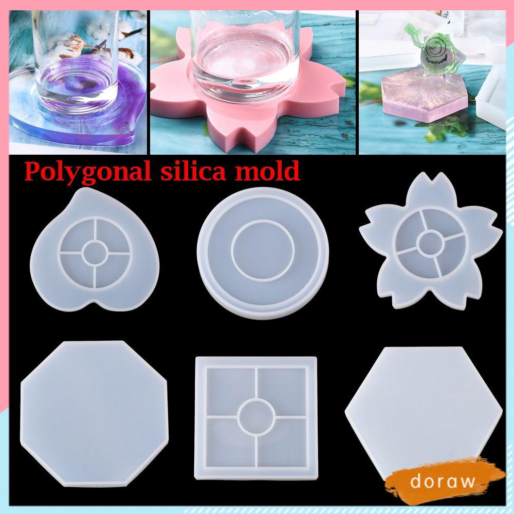 Khuôn Silicon Trong Suốt Làm Đế Lót Ly Thủ Công DIY